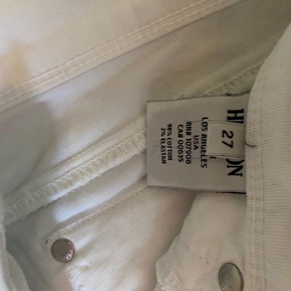 Hudsons Jeans | White | Collin | Size 27 - Picture 4 of 7